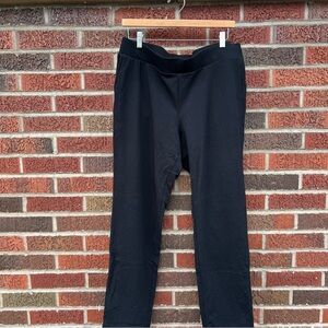 Pure Jill J.Jill Black Mid Rise Fitted Leggings Pants
